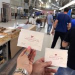 At the factory where Moossah Red and Moossh White labels are printed.