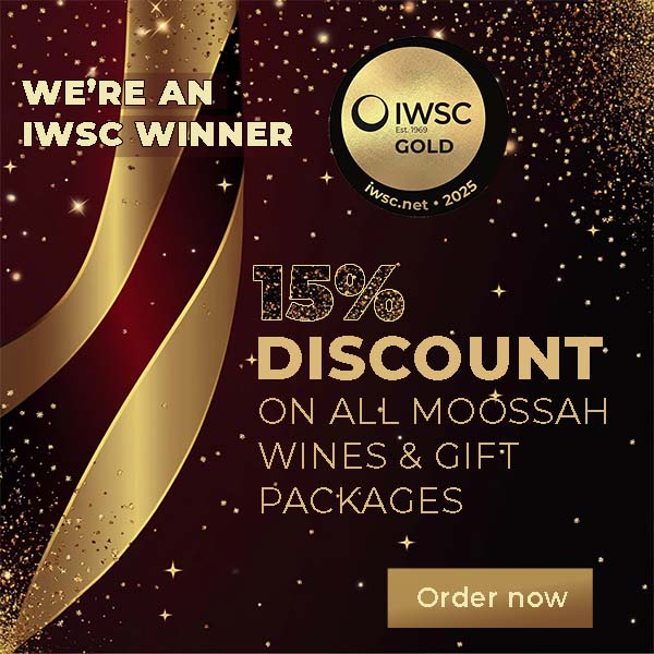 Order Moossah Wines and get 15% discount